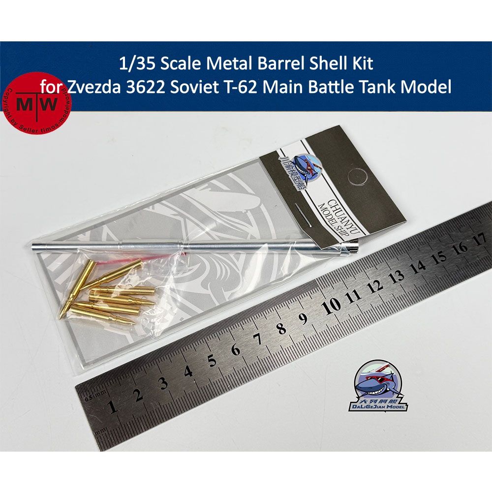 Model Kit Zvezda - 1/35 Scale Metal Barrel Shell Kit