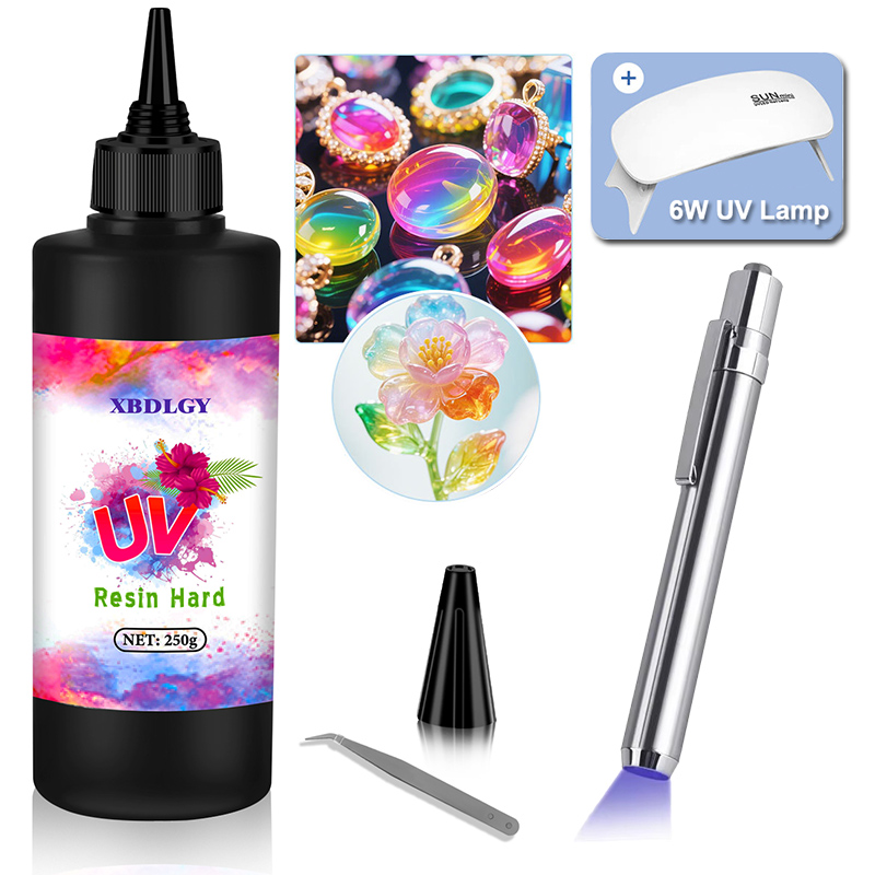 Model Kit Resin - 200g/250g/500g UV Resin Hard Glue for