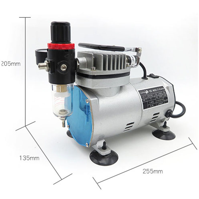 Airbrush Compressor Kit - 220V 110V Portable Air Compressor 110W