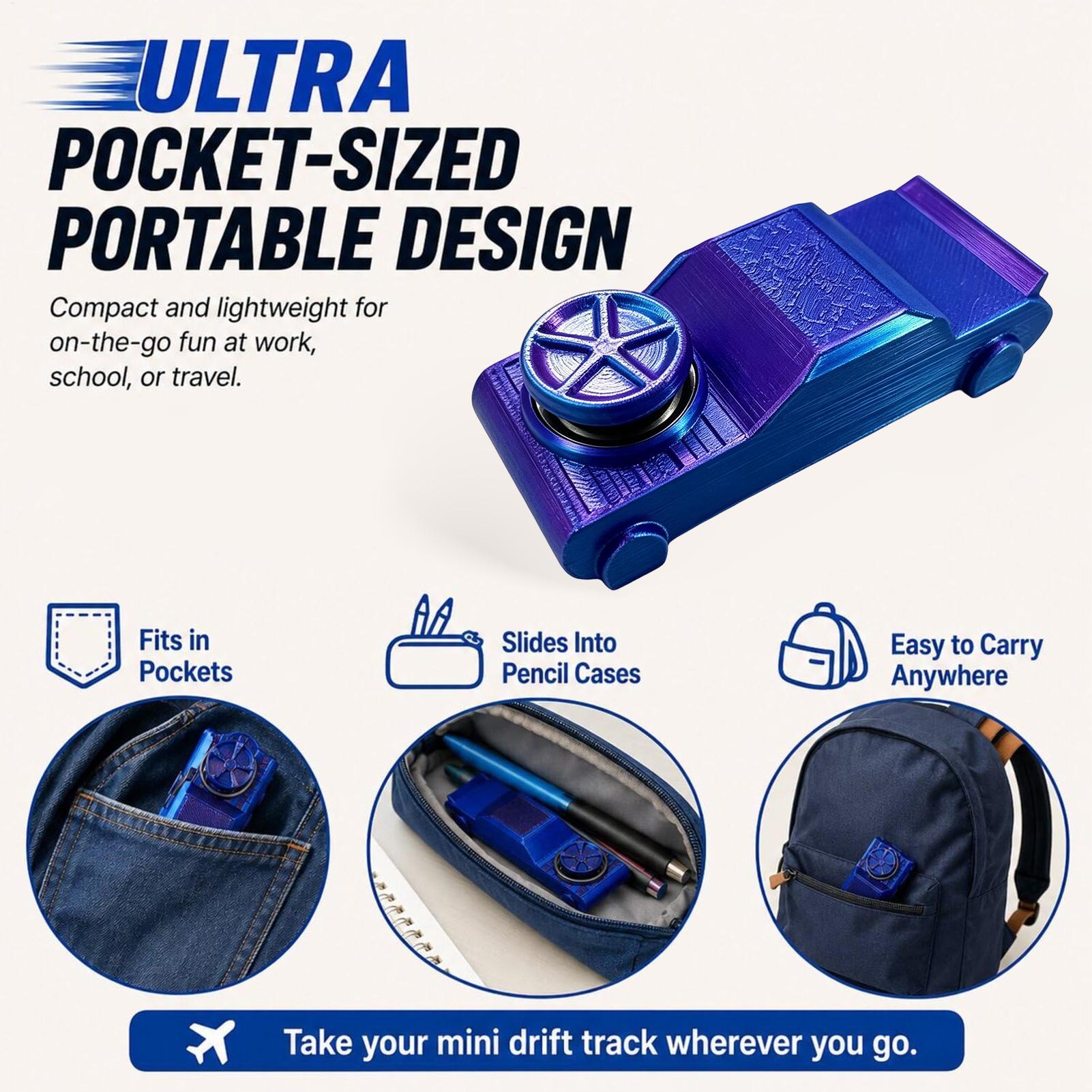 Mini Pocket Drift Car Fidget T - Model Kit Car recension och pris