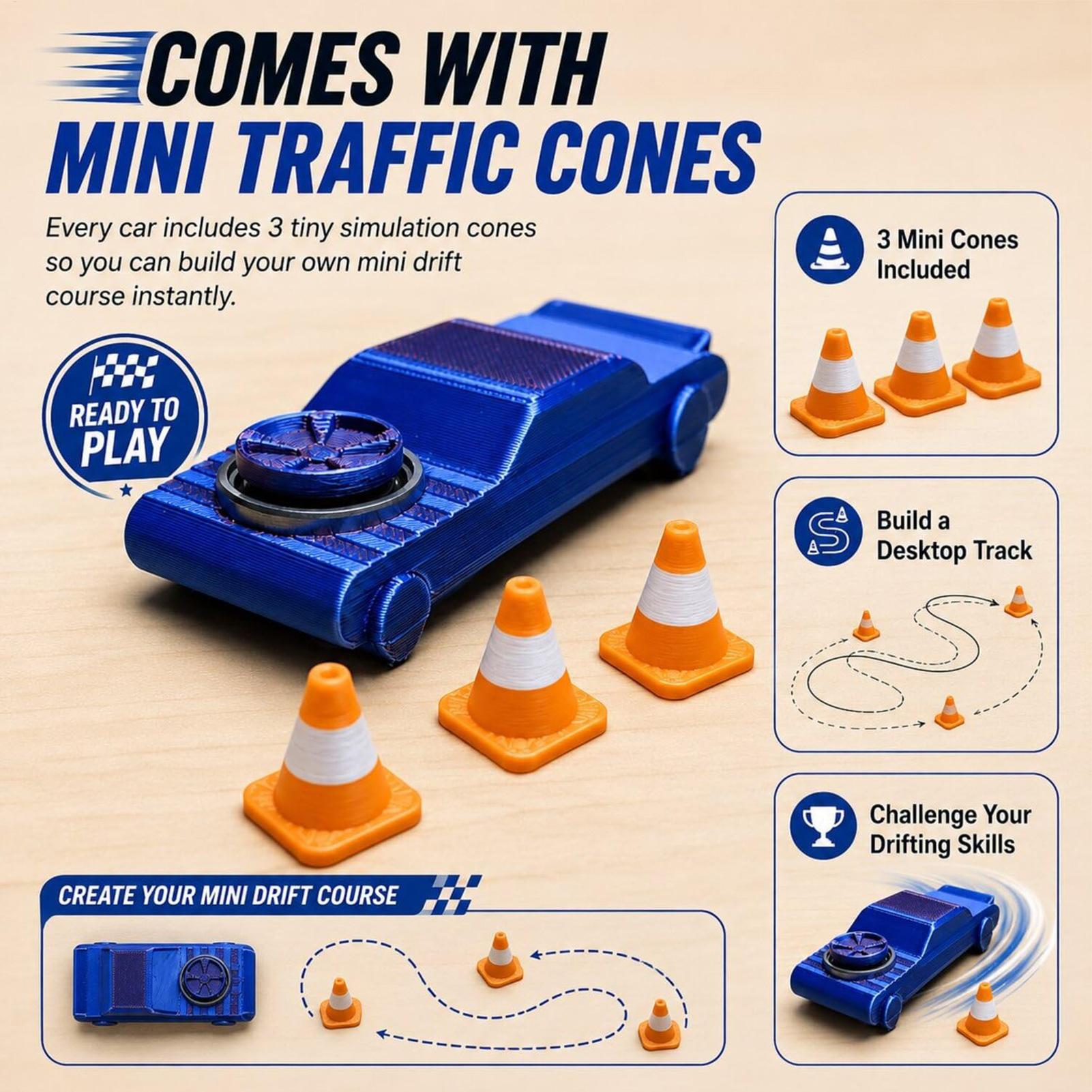 Mini Pocket Drift Car Fidget T - Model Kit Car recension och pris