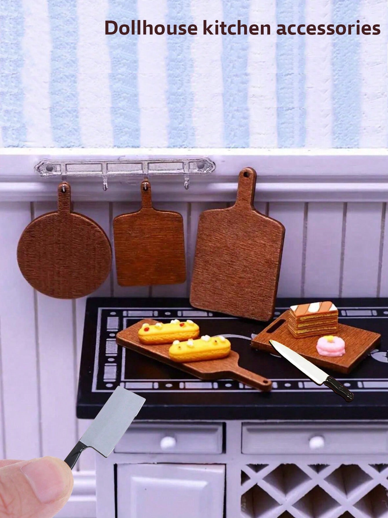 Dollhouse Mini Kitchen Set Cut - Model Kitchen Set recension och pris