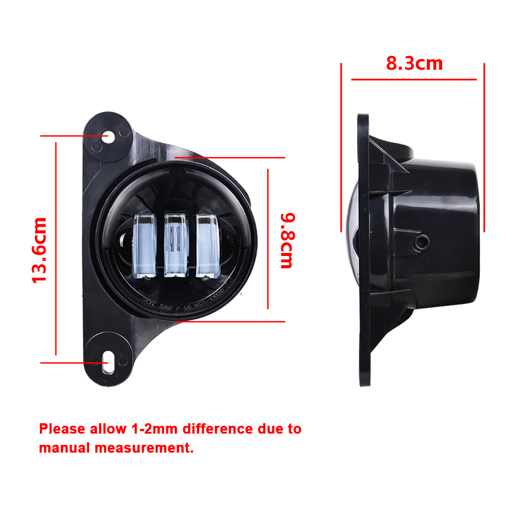 Front Bumper Lights LED Fog Li - Model Kit Jeep recension och pris
