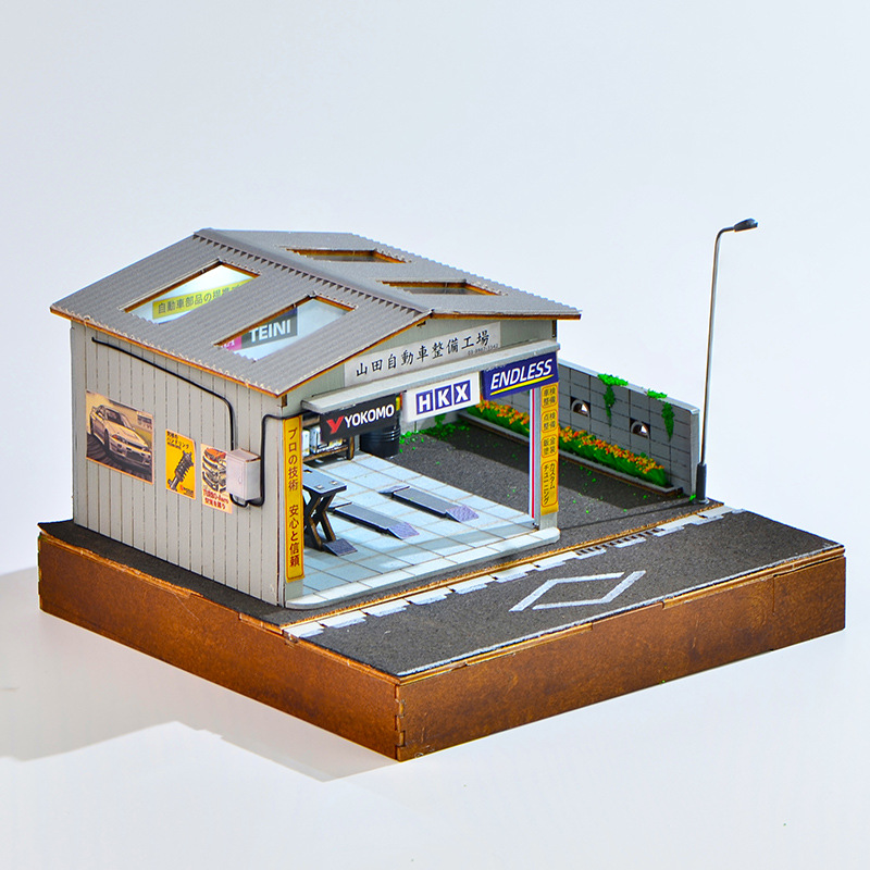 1:64 Scale DIY Auto Repair Sho - Model Kit Led recension och pris
