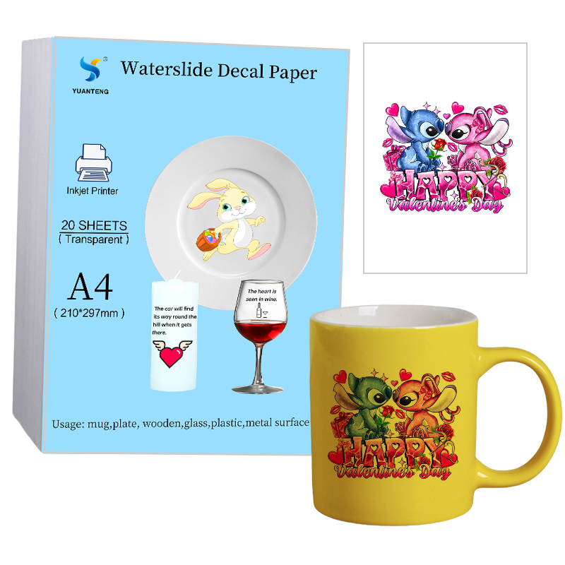 20Sheets/Bag Blue Backing Wate - Waterslide Decal Paper recension och pris