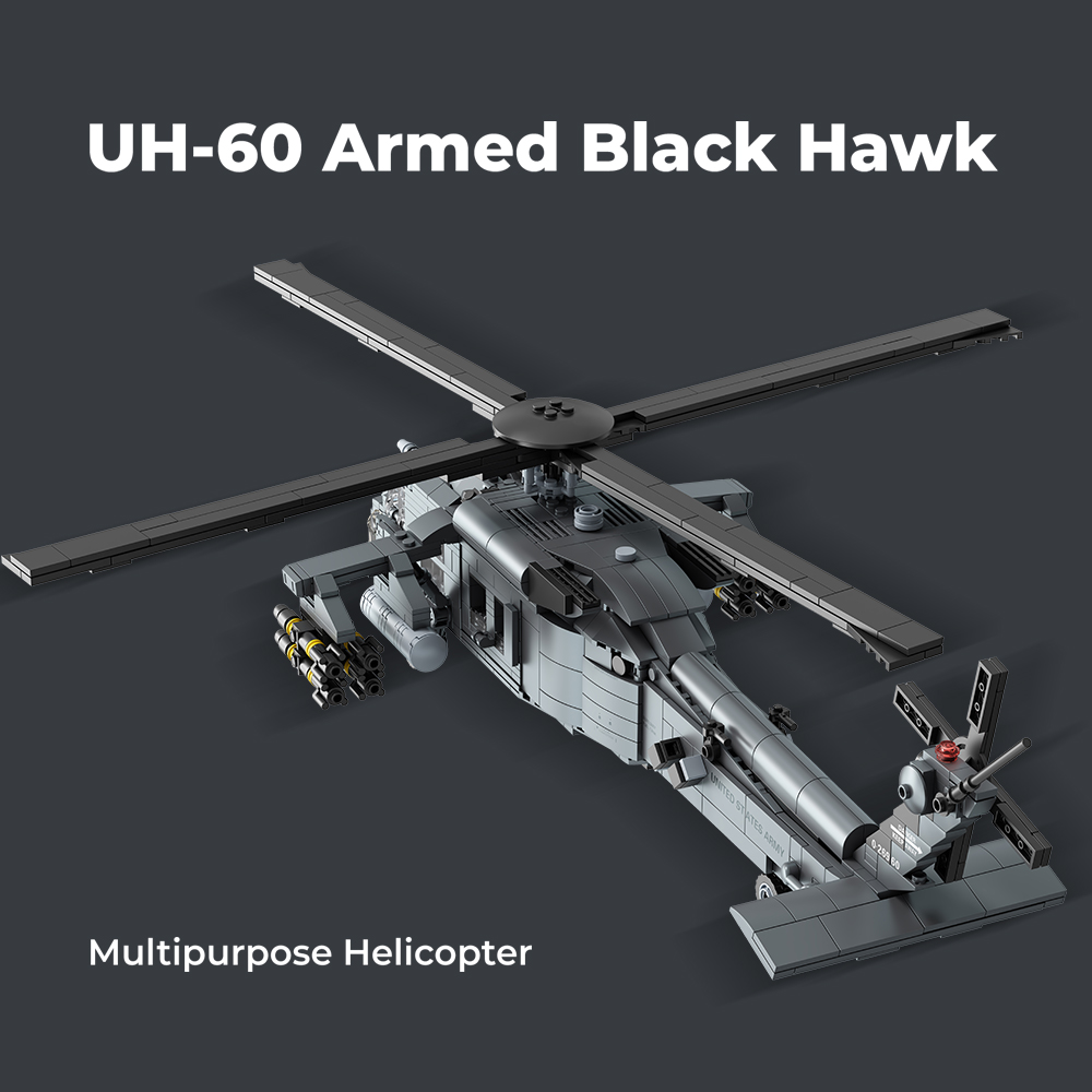 MISINI M8039 1:35 UH-60 Black  - Model Kit Helicopter recension och pris