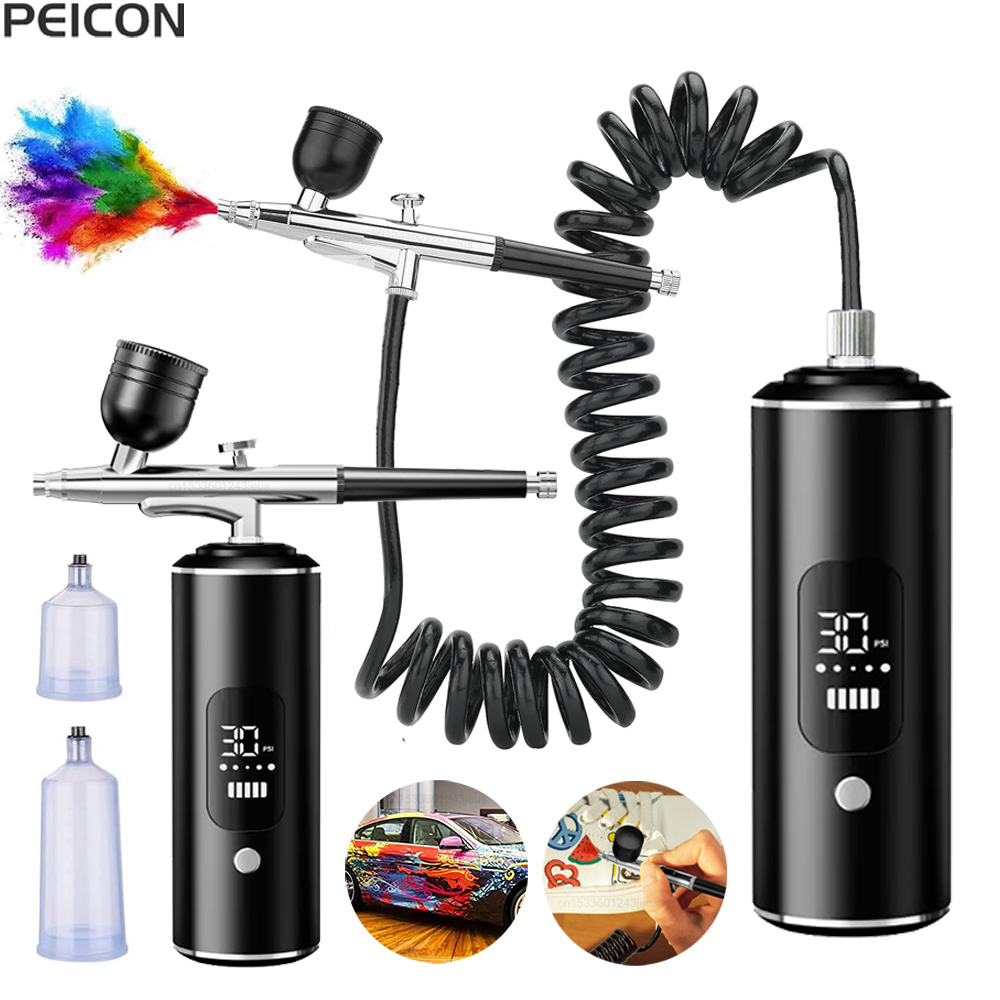 Airbrush with Compressor Porta - Airbrush Compressor Kit recension och pris