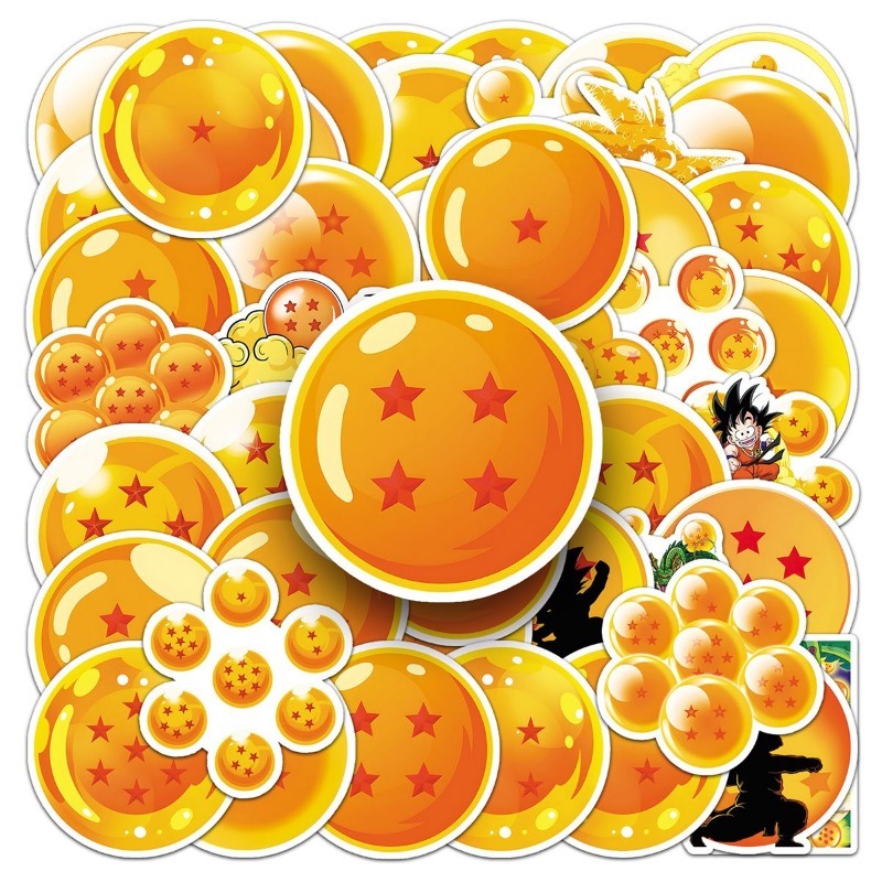 50pcs Dragon Ball PVC stickers - Model Kit Dragon Ball recension och pris