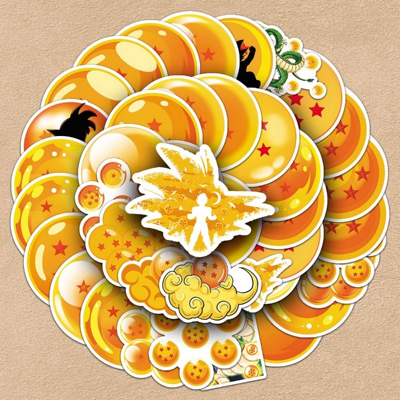 50pcs Dragon Ball PVC stickers - Model Kit Dragon Ball recension och pris