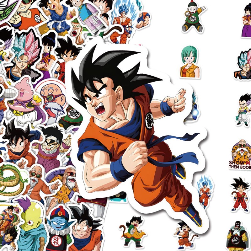 60pcs Anime Dragon Ball sticke - Model Kit Dragon Ball recension och pris
