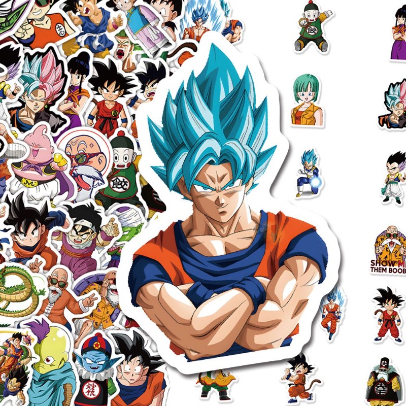 60pcs Anime Dragon Ball sticke - Model Kit Dragon Ball recension och pris