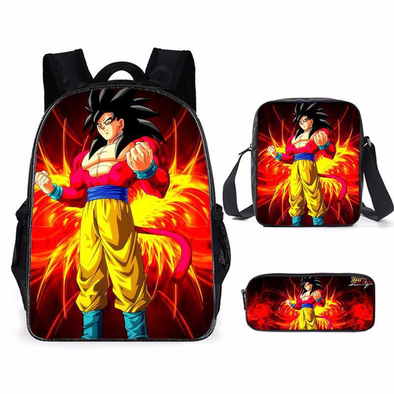 Kawaii Cartoon Saiyan Print Ba - Model Kit Dragon Ball recension och pris