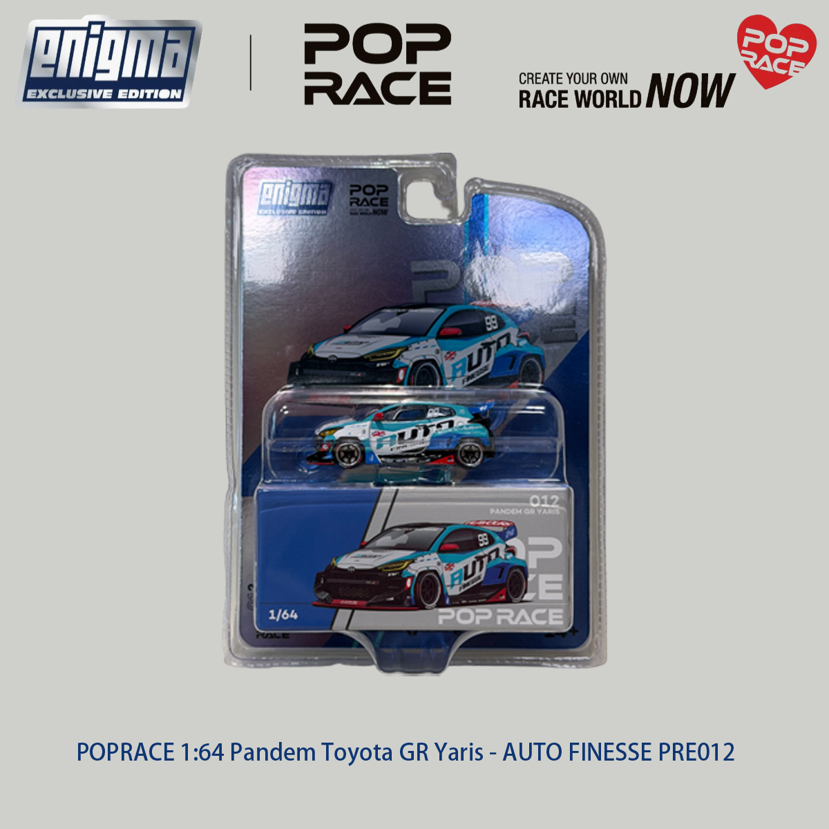 POP RACE 1:64 Blister Pack Set - Model Kit Car recension och pris