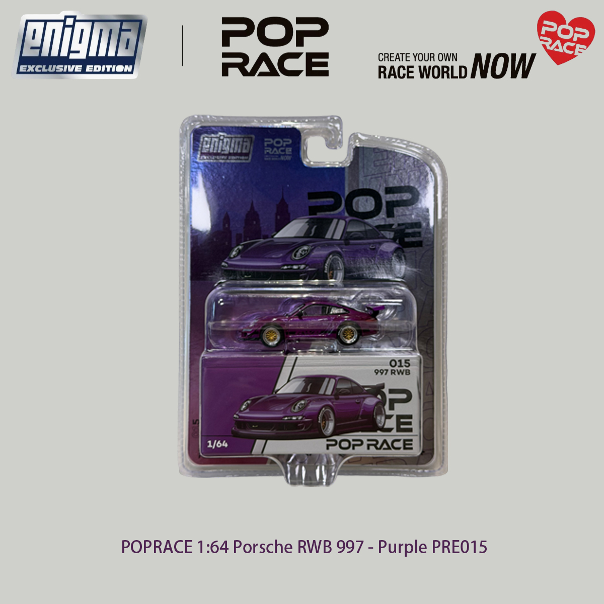 POP RACE 1:64 Blister Pack Set - Model Kit Car recension och pris