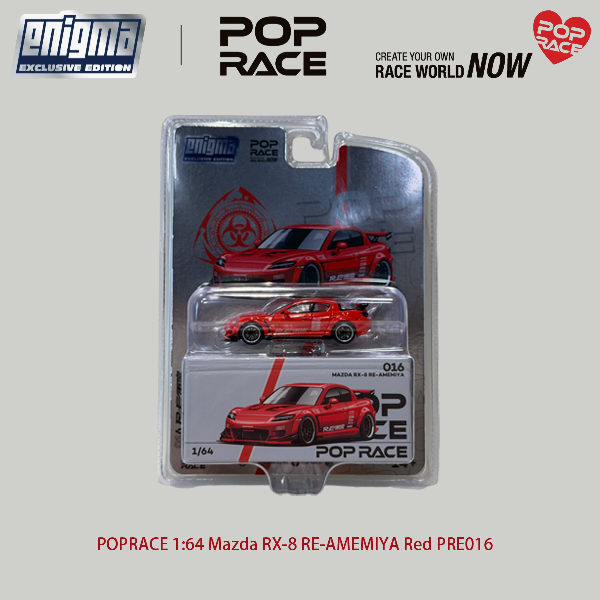 POP RACE 1:64 Blister Pack Set - Model Kit Car recension och pris