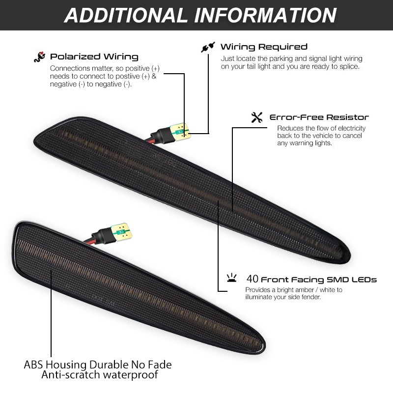 iJDM Front Rear Bumper LED Sid - Model Kit Led recension och pris