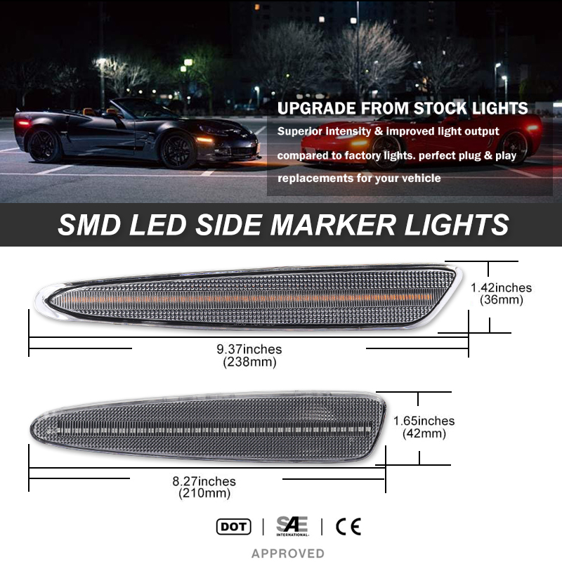 iJDM Front Rear Bumper LED Sid - Model Kit Led recension och pris