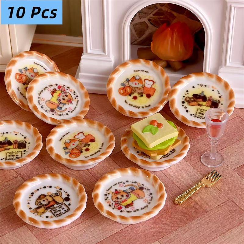 10Pcs/set Dollhouse Miniature  - Model Kit Resin recension och pris