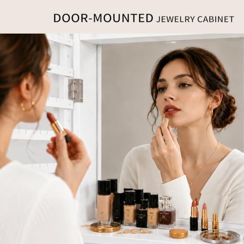 Lockable Jewelry Cabinet Organ - Model Kit Led recension och pris