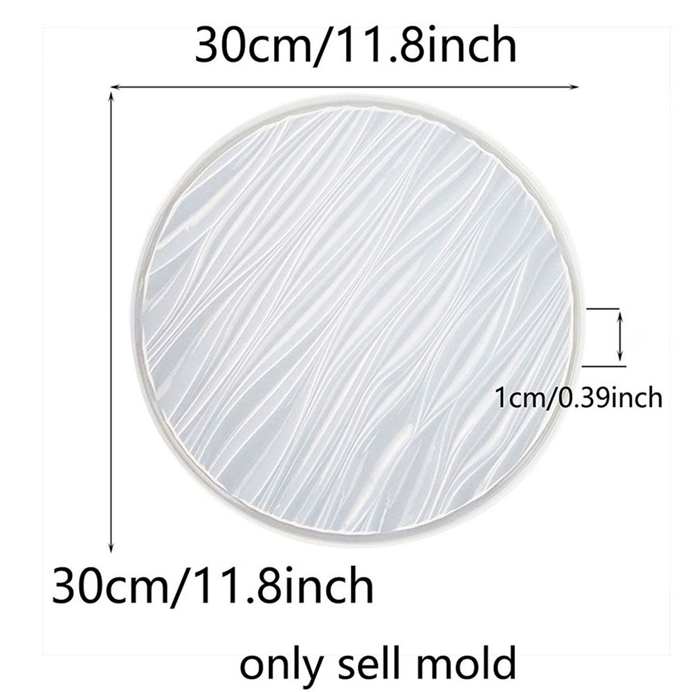 Large Round Tray Silicone Mold - Model Kit Resin recension och pris