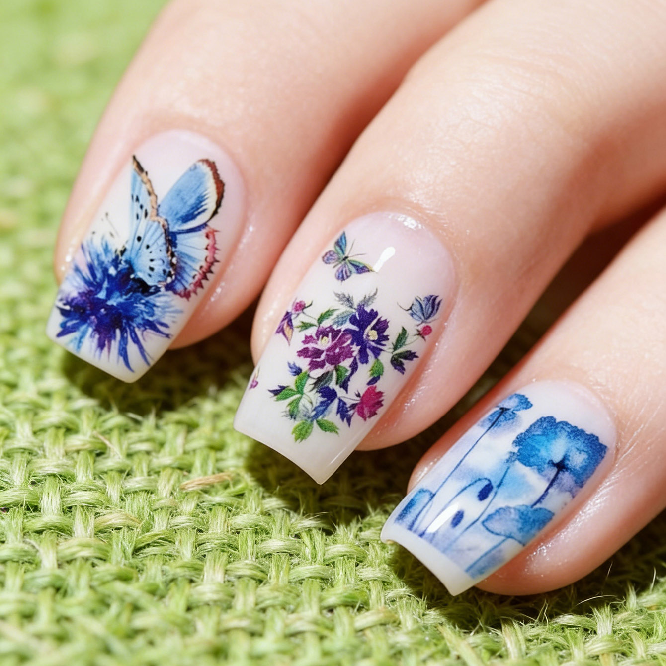 48 Pieces of Nail Art Stickers - Waterslide Decal Paper recension och pris