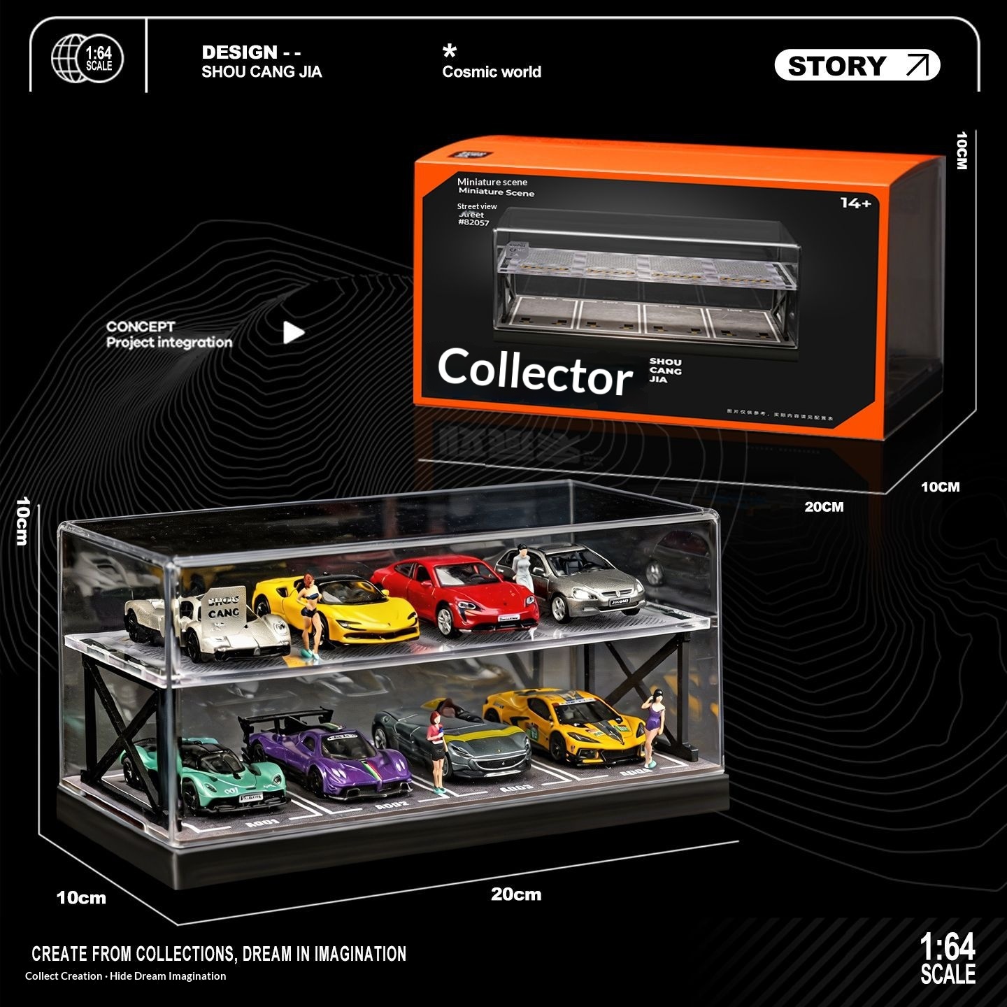 Collector 1:64 Scale Two-Story - Model Kit Led recension och pris