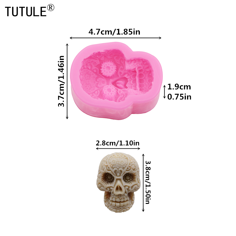 Skull Resin Mold Jewelry Earri - Model Kit Varnish recension och pris