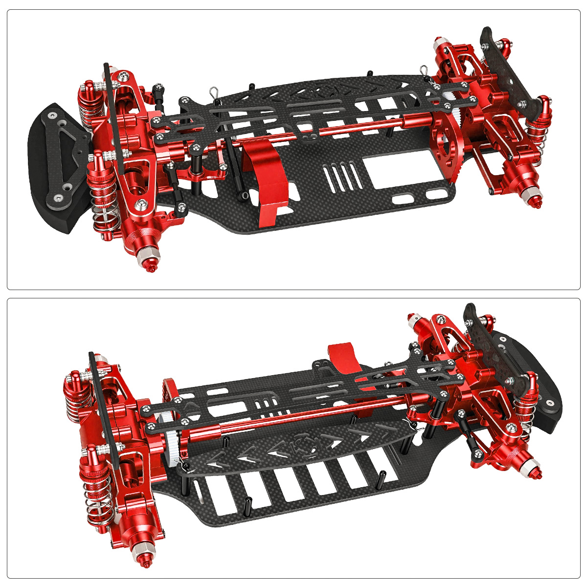 Aluminum & Carbon Fiber Frame  - Model Kit Helicopter recension och pris