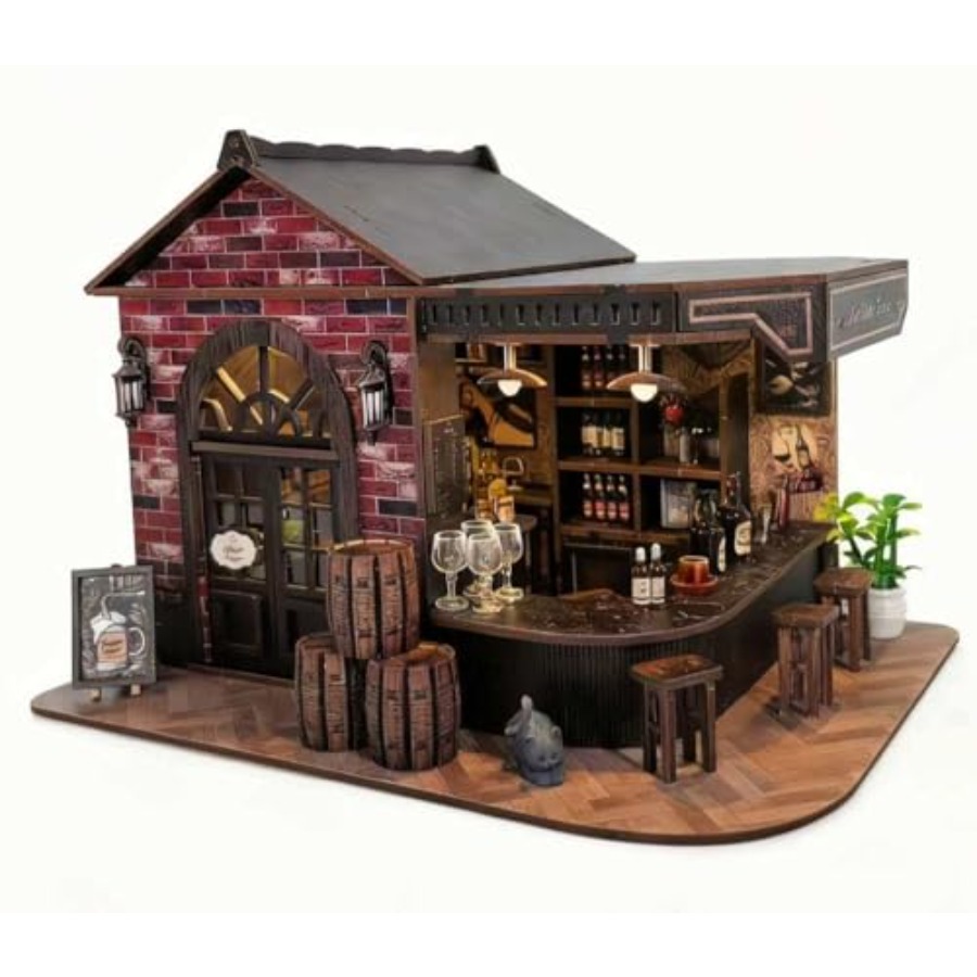 Book Nook Kit, 3D Wooden Minia - Model Kit Led recension och pris