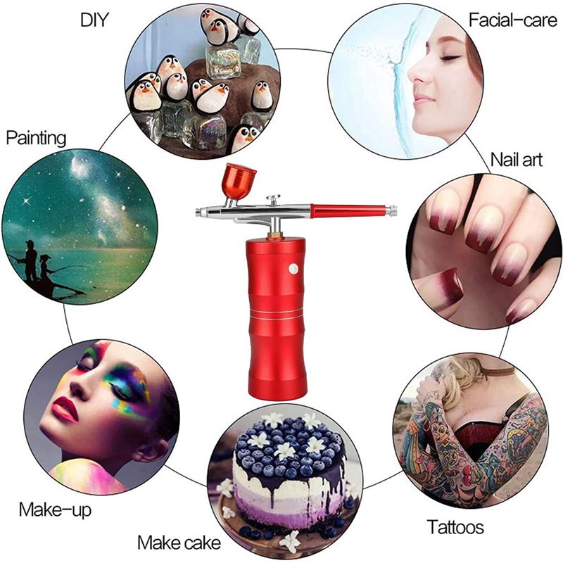 Portable Airbrush Kit With Com - Airbrush Compressor Kit recension och pris