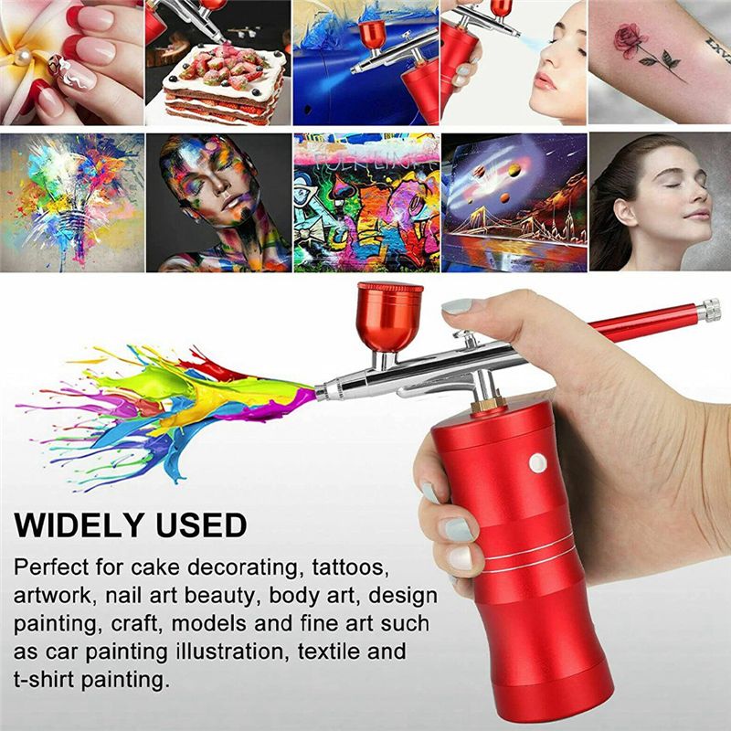 Portable Airbrush Kit With Com - Airbrush Compressor Kit recension och pris