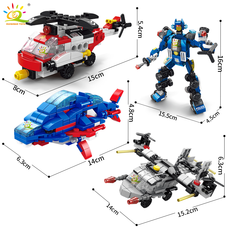 HUIQIBAO 6IN1 City Engineering - Model Kit Zhao Yun recension och pris