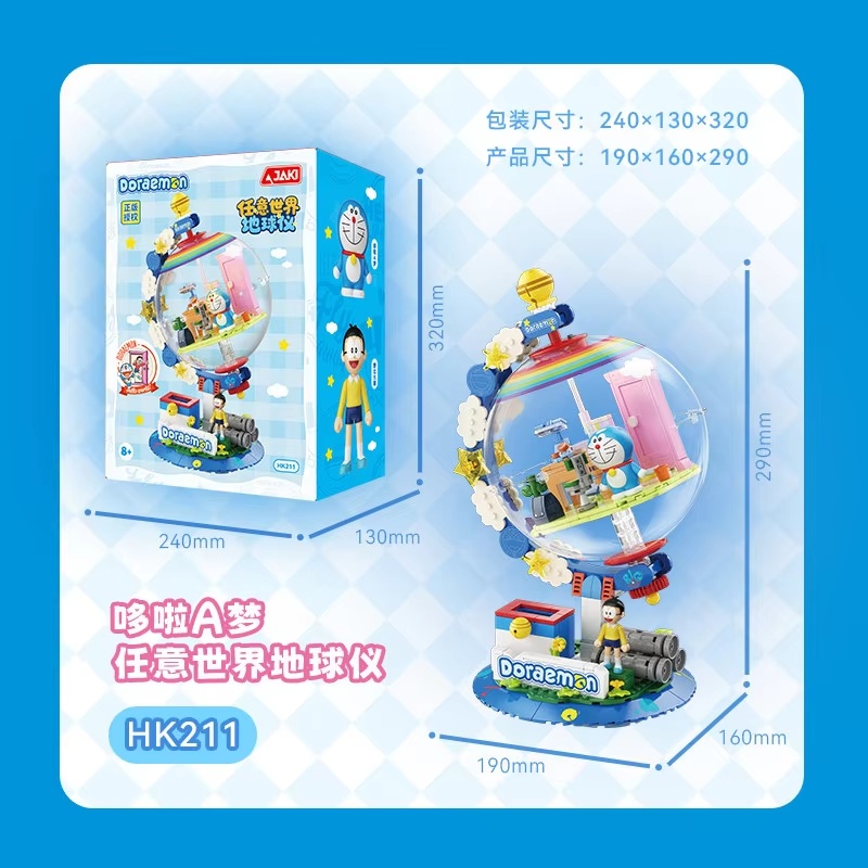 JAKI Doraemon Licensed Globe B - Model Kit Led recension och pris