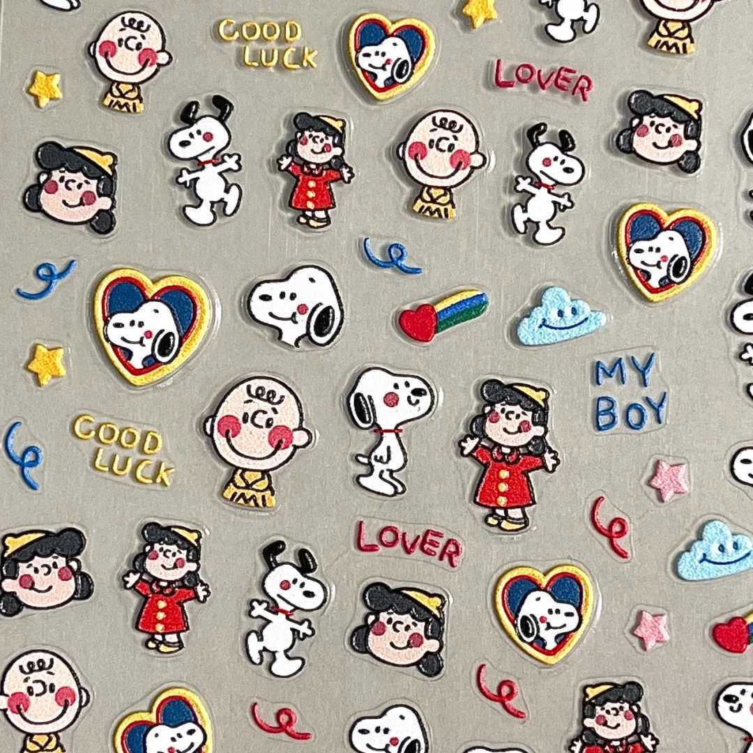 Cartoon Snoopy Embossed 3D Rel - Waterslide Decal Paper recension och pris