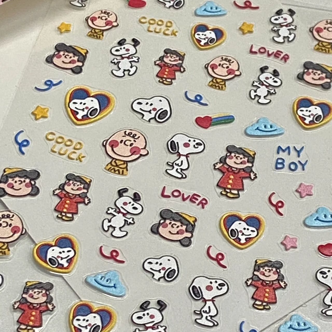 Cartoon Snoopy Embossed 3D Rel - Waterslide Decal Paper recension och pris